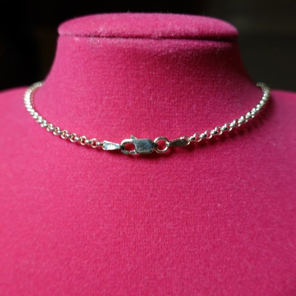 Vintage Turquoise Sterling Silver Pendant & 20" Chain (Host Pick!!) - Picture 10 of 12